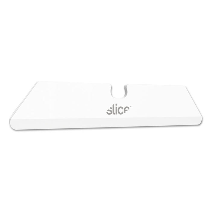 Safety Utility Knife Blades, Rounded Tip, Ceramic Zirconium Oxide, 3/Pack