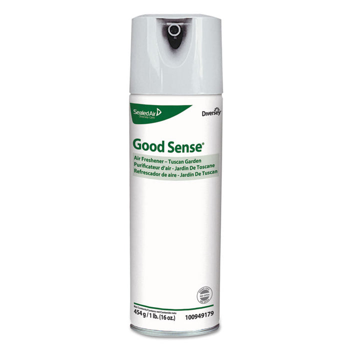 Good Sense Air Freshener, Tuscan Garden, 16 oz, 6/Carton