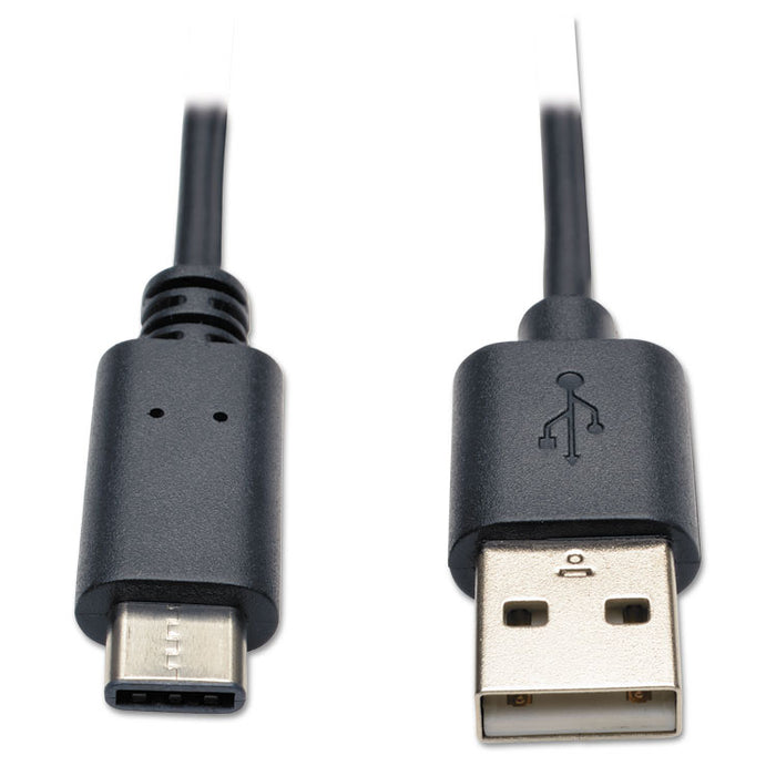 USB 2.0 Cable, USB Type-A to USB Type-C (USB-C) (M/M), 6 ft.