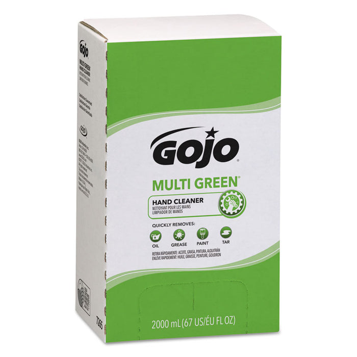 MULTI GREEN Hand Cleaner Refill, 2000mL, Citrus Scent, Green, 4/Carton