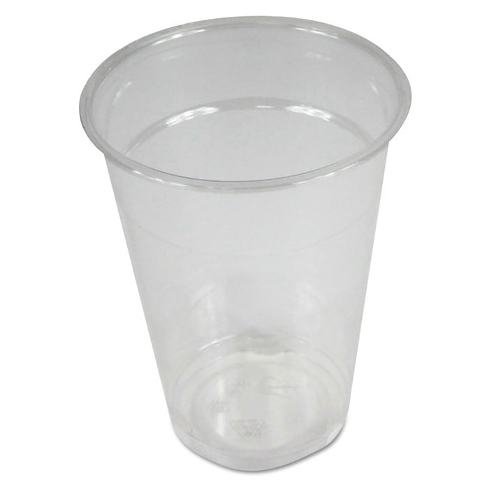 Clear Plastic Cold Cups, 9 oz, PET, 20 Cups/Sleeve, 50 Sleeves/Carton