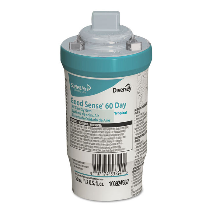 Good Sense 60-Day Air Care System, Tropical, 1.7 oz, 6/Carton