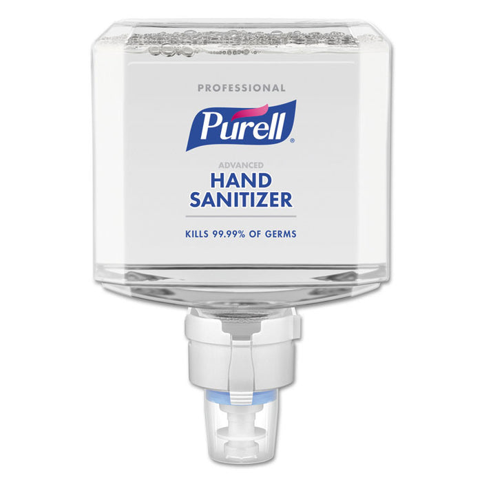 Professional Advanced Hand Sanitizer Foam, 1200 mL, For ES8 Dispensers, 2/CT