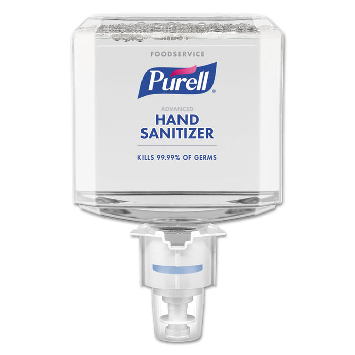 Foodservice Advanced Hand Sanitizer Foam, 1200 mL, For ES4 Dispensers, 2/Carton