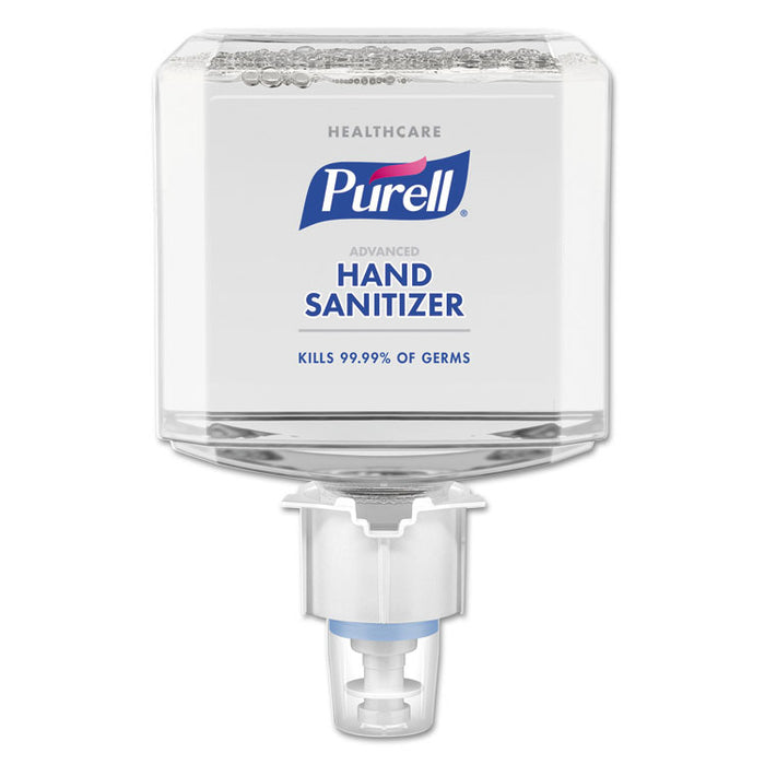Healthcare Advanced Hand Sanitizer Foam, 1200 mL, Clean Scent, For ES6 Dispensers, 2/Carton