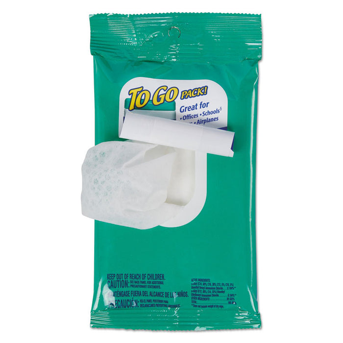 Disinfecting Wipes On The Go, Fresh Scent, 7 x 8, 9/Pack, 24 Packs/Carton