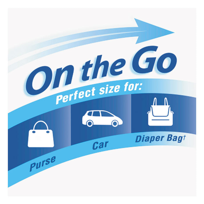 Disinfecting Wipes On The Go, Fresh Scent, 7 x 8, 9/Pack, 24 Packs/Carton