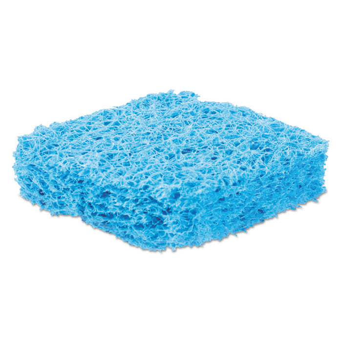 Non-Scratch Soap Scrubbers, Blue, 8/Pack, 6 Packs/Carton