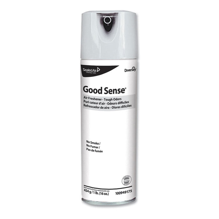 Good Sense Air Freshener Tough Odor No Smoke, Floral, 12.5 oz, 6/Carton