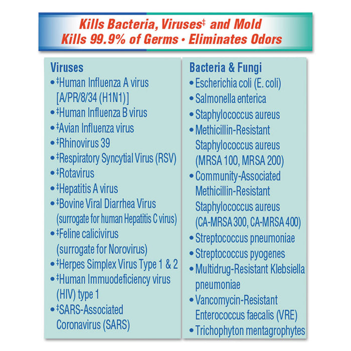 Disinfecting Spray, Fresh, 19oz Aerosol, 12/Carton