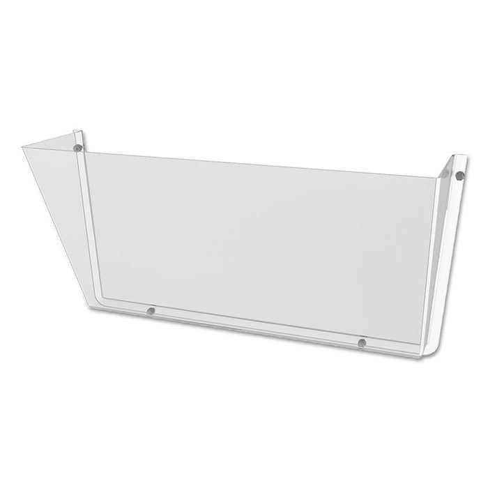 Unbreakable DocuPocket Wall File, Letter, 14 1/2 x 3 x 6 1/2, Clear