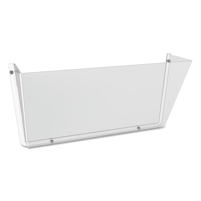 Unbreakable DocuPocket Wall File, Letter, 14 1/2 x 3 x 6 1/2, Clear