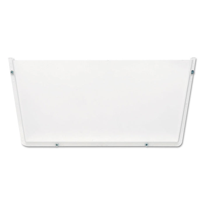 Unbreakable DocuPocket Wall File, Letter, 14 1/2 x 3 x 6 1/2, Clear