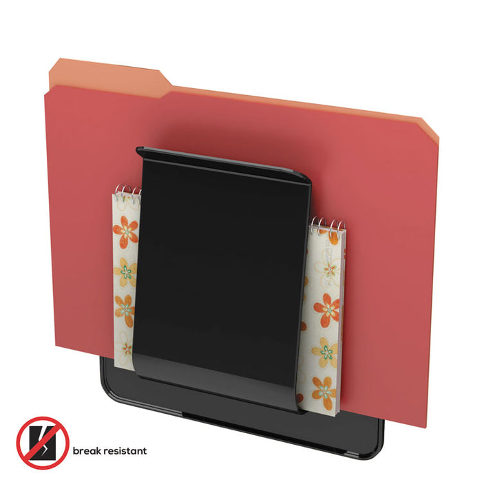 Stand Tall Wall File, Letter/Legal/Oversized, 9 1/4 x 10 5/8 x 1 3/4, Black