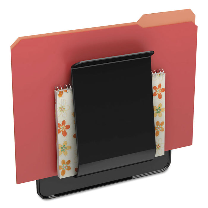 Stand Tall Wall File, Letter/Legal/Oversized, 9 1/4 x 10 5/8 x 1 3/4, Black