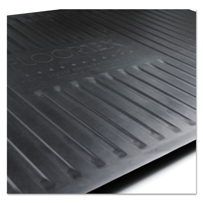 AFS-TEX 2000 Anti-Fatigue Mat, Rectangle, 16 x 24, Midnight Black
