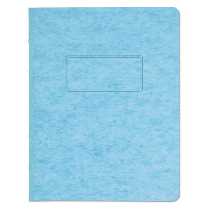 Pressboard Report Cover, Two-Piece Prong Fastener, 3" Capacity, 8.5 x 11, Light Blue/Light Blue