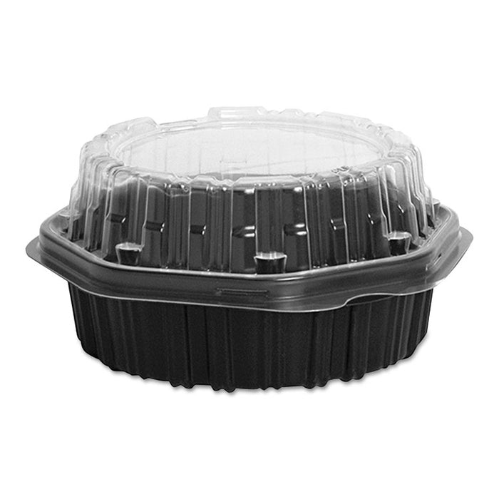 Creative Carryouts Hinged Plastic Hot Deli Boxes, 6.3" x 6.1" x 3.1", 200/CT