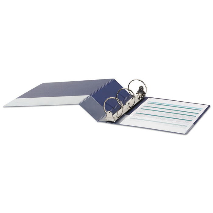 Economy Non-View Round Ring Binder, 3 Rings, 3" Capacity, 11 x 8.5, Royal Blue