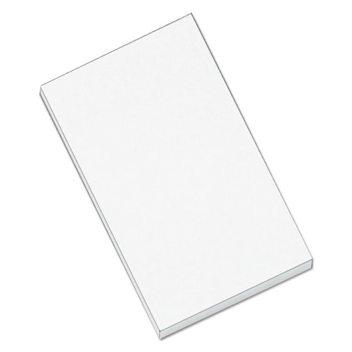 Scratch Pads, Unruled, 3 x 5, White, 100 Sheets, 180/Carton