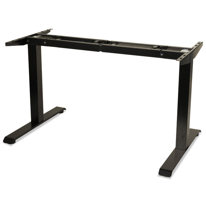 2-Stage Electric Adjustable Table Base, 27.5" to 47.2" High, Black