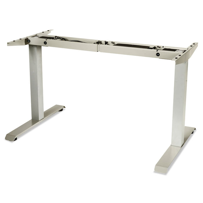 2-Stage Electric Adjustable Table Base, 27.5" to 47.2" High, Gray
