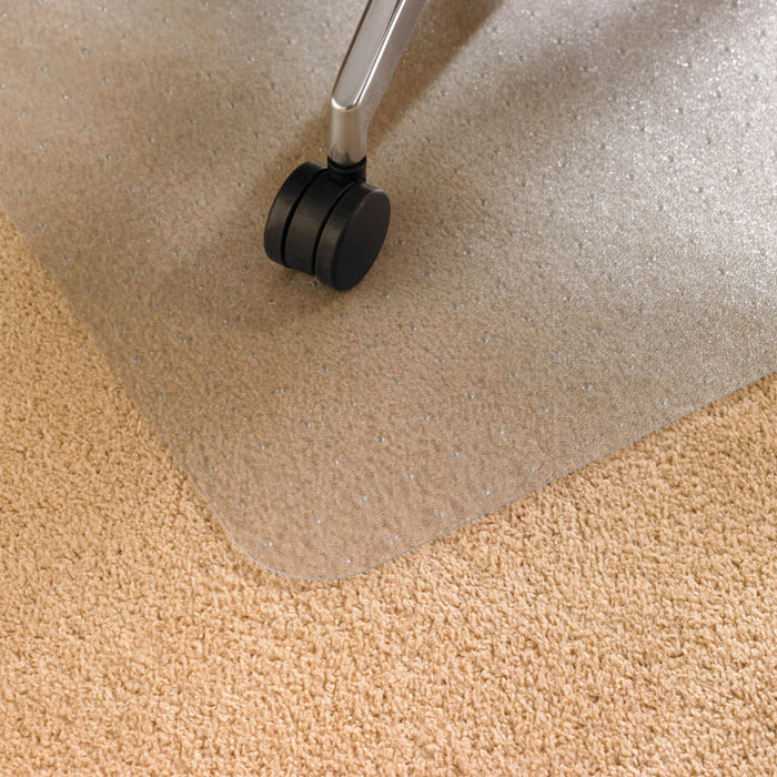 Cleartex Advantagemat Phthalate Free PVC Chair Mat for Low Pile Carpet, 60 x 48, Clear