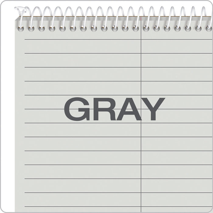 Prism Steno Pads, Gregg Rule, Gray Cover, 80 Gray 6 x 9 Sheets, 4/Pack