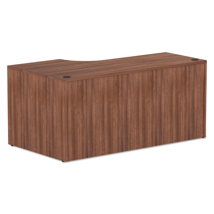Alera Valencia Series Corner Credenza Shells, 65w x 35.38d x 29.5h, Modern Walnut