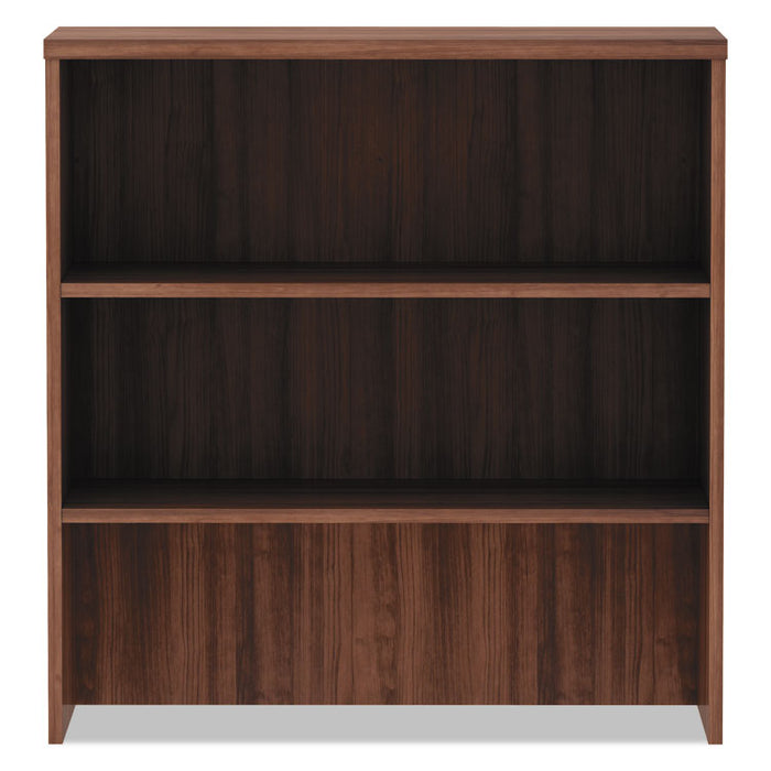 Alera Valencia Series Hutch, 3 Compartments, 34.13" x 15" x 35.38", Modern Walnut