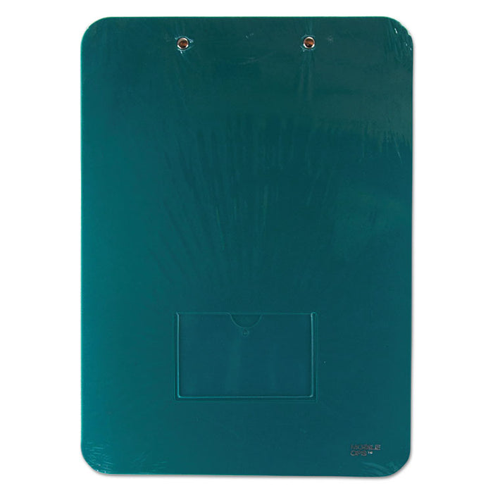 Unbreakable Recycled Clipboard, 1/4" Capacity, 9 x 12 1/2, Green