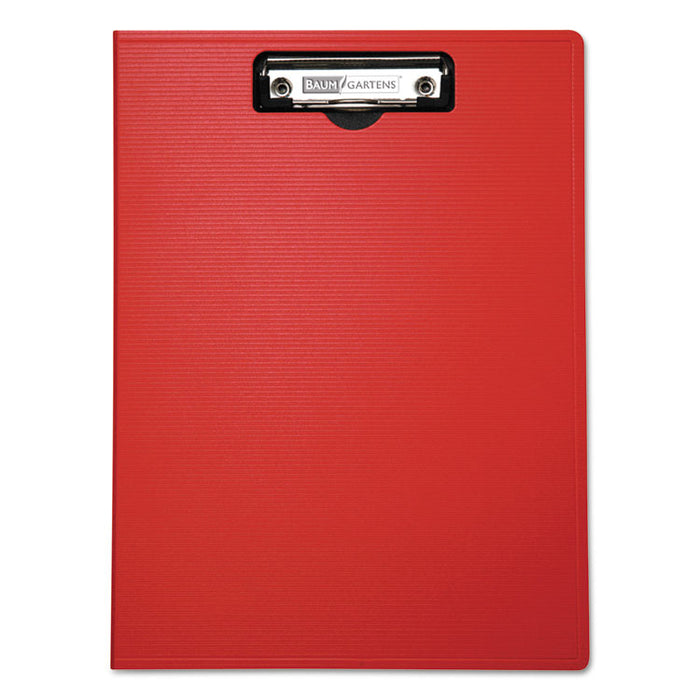 Portfolio Clipboard With Low-Profile Clip, 1/2" Capacity, 8 1/2 x 11, Red