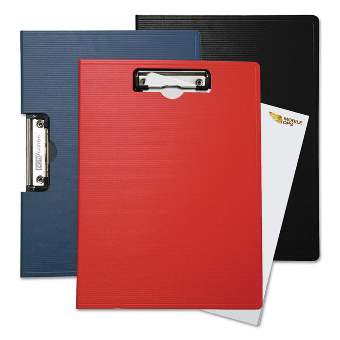 Portfolio Clipboard With Low-Profile Clip, 1/2" Capacity, 8 1/2 x 11, Red
