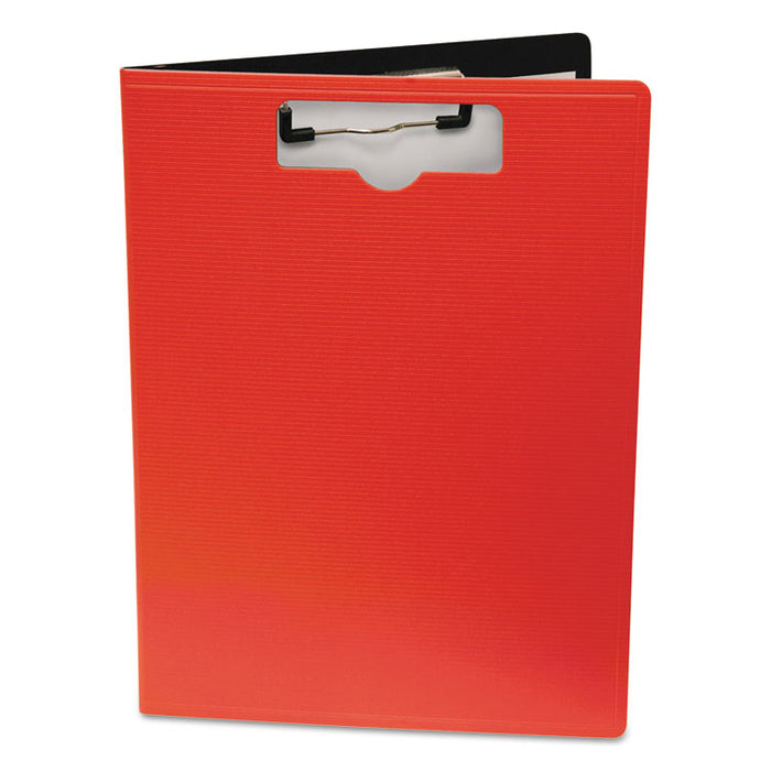 Portfolio Clipboard With Low-Profile Clip, 1/2" Capacity, 8 1/2 x 11, Red
