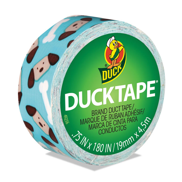 Ducklings, 1" Core, 0.75" x 15 ft, Multicolor Dog Bone