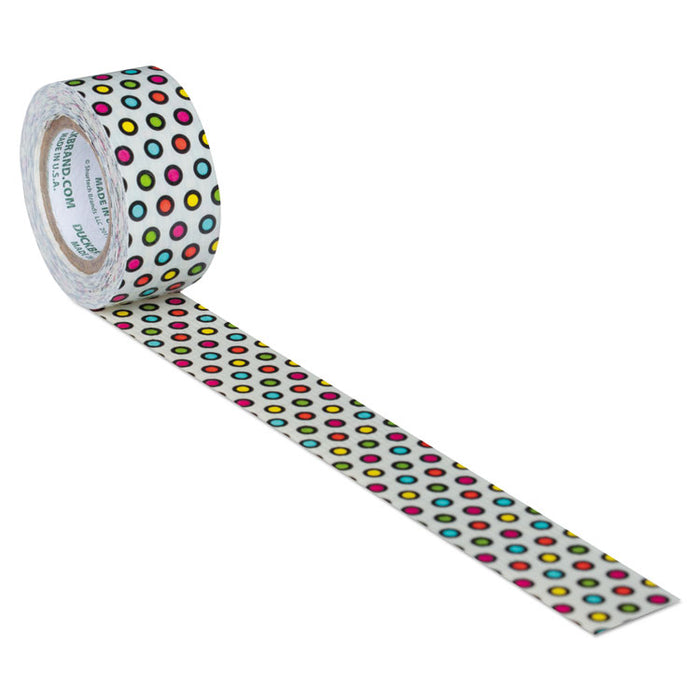 Ducklings, 1" Core, 0.75" x 15 ft, Multicolor Candy Dots