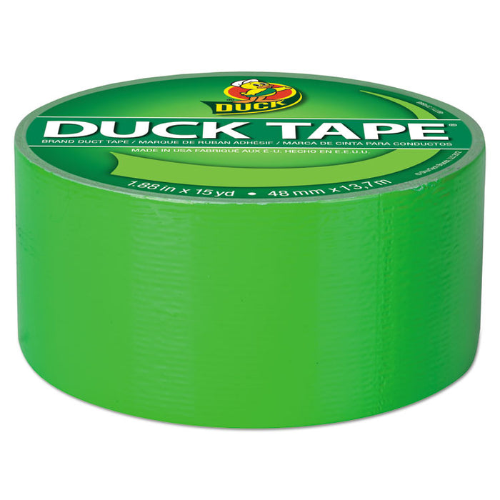 Colored Duct Tape, 3" Core, 1.88" x 15 yds, Neon Green
