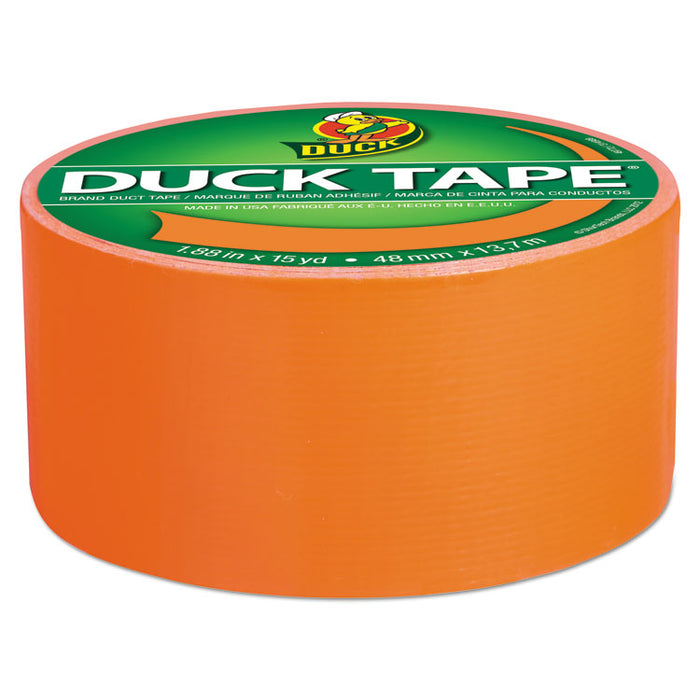 Colored Duct Tape, 3" Core, 1.88" x 15 yds, Neon Orange