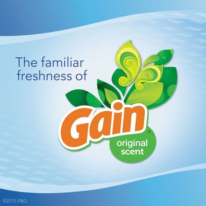 CAR Air Freshener, Gain Original, 2 ml Clip, 2/Pack, 8 Packs/Carton