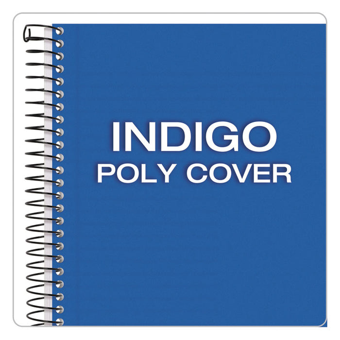 Color Notebooks, 1 Subject, Narrow Rule, Indigo Blue Cover, 8.5 x 5.5, 100 White Sheets