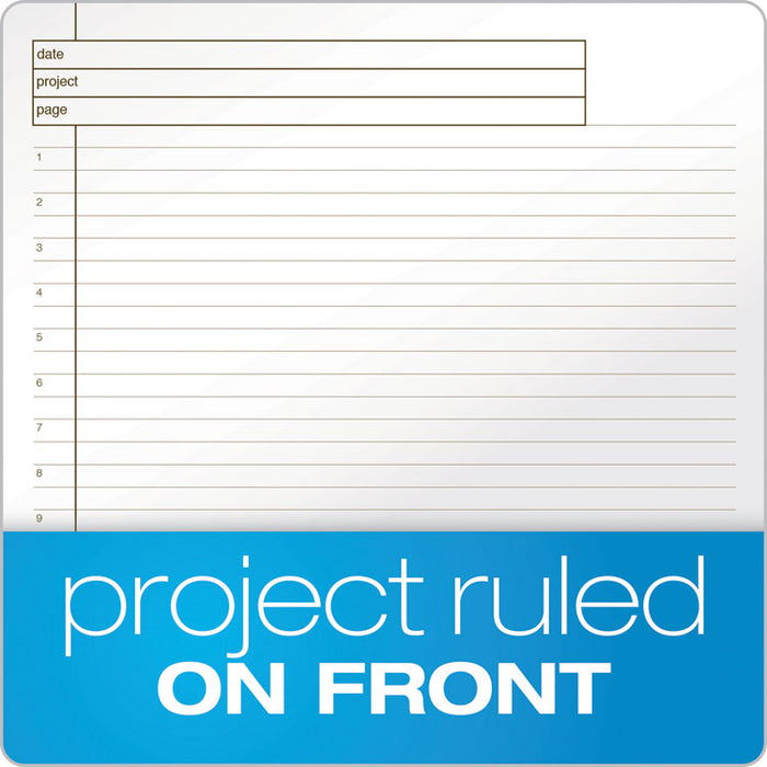 Docket Gold Planning Pads, Wide/Legal Rule, Cover, 8.5 x 11.75, 40 Sheets, 4/Pack