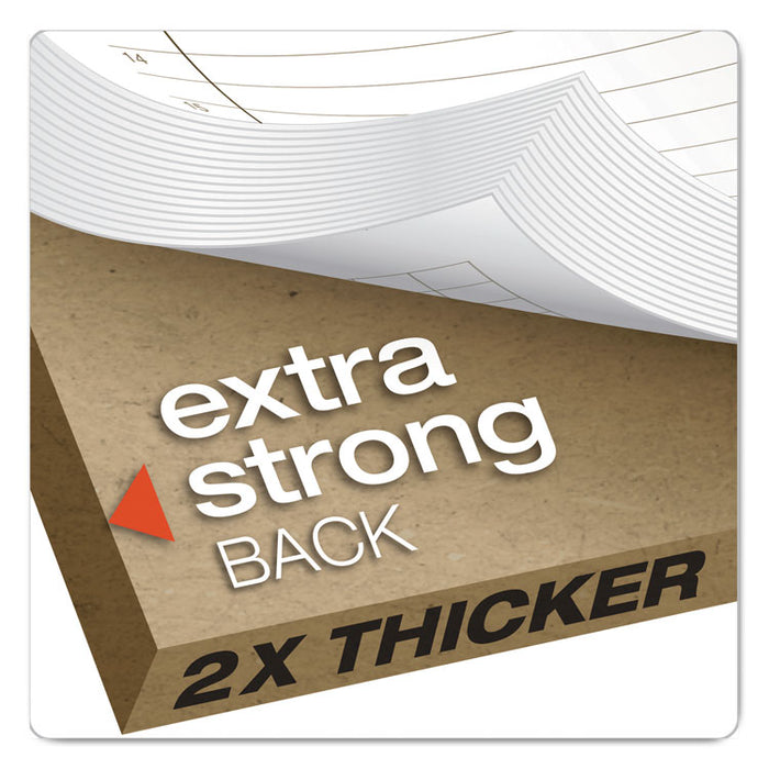 Docket Gold Planning Pads, Wide/Legal Rule, Cover, 8.5 x 11.75, 40 Sheets, 4/Pack