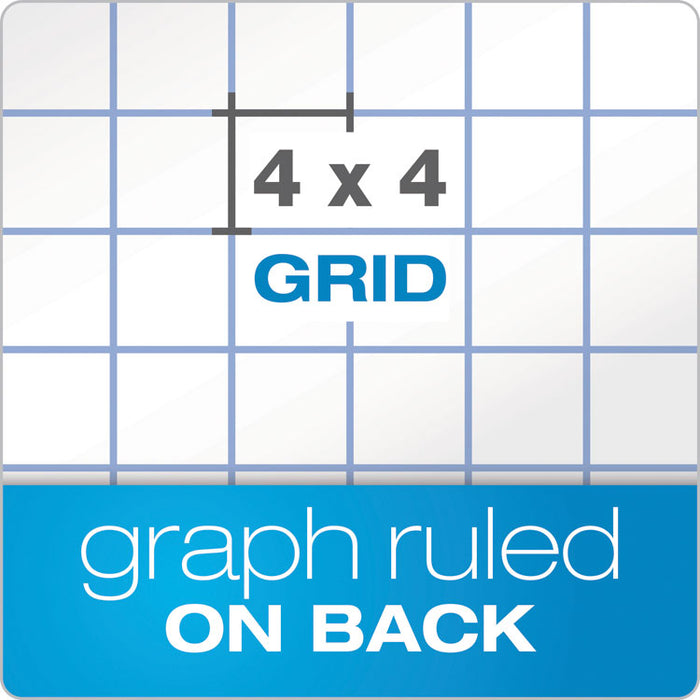 Docket Gold Planning Pads, Project-Management Format, Quadrille Rule (4 sq/in), 40 White 8.5 x 11.75 Sheets, 4/Pack