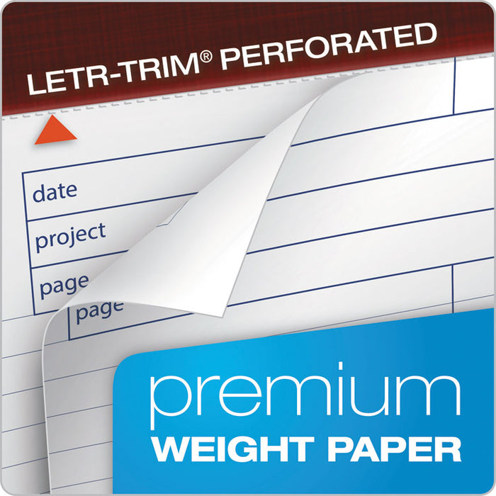 Docket Gold Planning Pads, Project-Management Format, Quadrille Rule (4 sq/in), 40 White 8.5 x 11.75 Sheets, 4/Pack