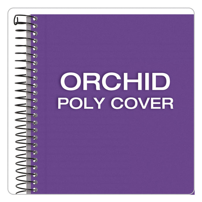 Color Notebooks, 1 Subject, Narrow Rule, Orchid Cover, 8.5 x 5.5, 100 Orchid Sheets