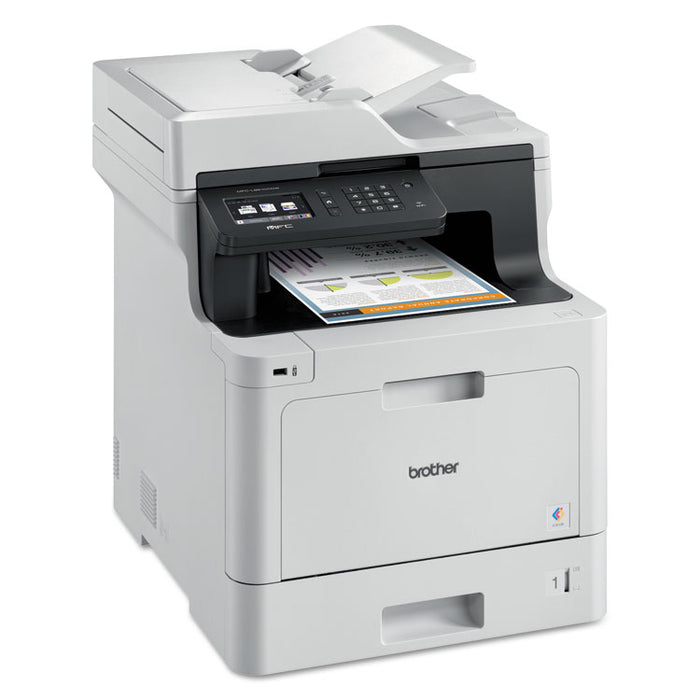 MFCL8610CDW Business Color Laser All-in-One Printer with Duplex Printing and Wireless Networking