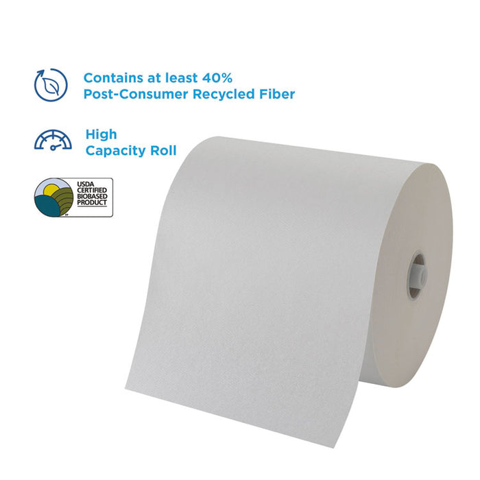 Pacific Blue Ultra Paper Towels, 7.87" x 1,150 ft, White, 6 Rolls/Carton