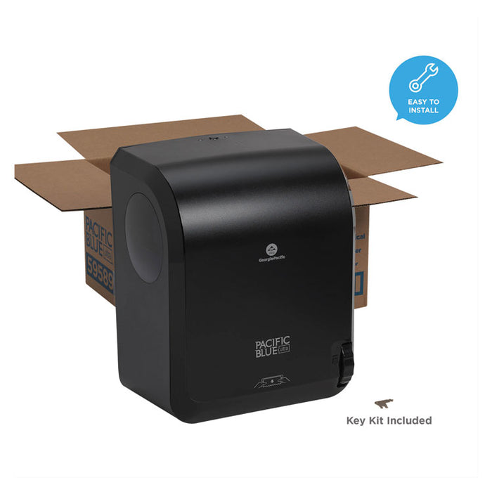 Pacific Blue Ultra Paper Towel Dispenser, Manual, 12.9 x 9 x 16.8, Black