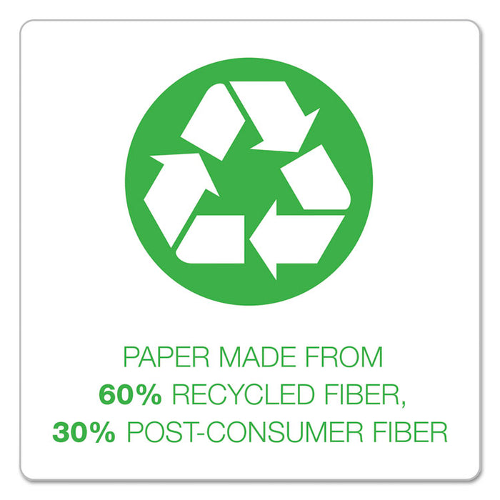 Earthwise by Heavy-Duty Pressboard Folders with Two Fasteners, 1/3-Cut Tabs, 2" Expansion, Letter Size, Light Blue, 25/Box