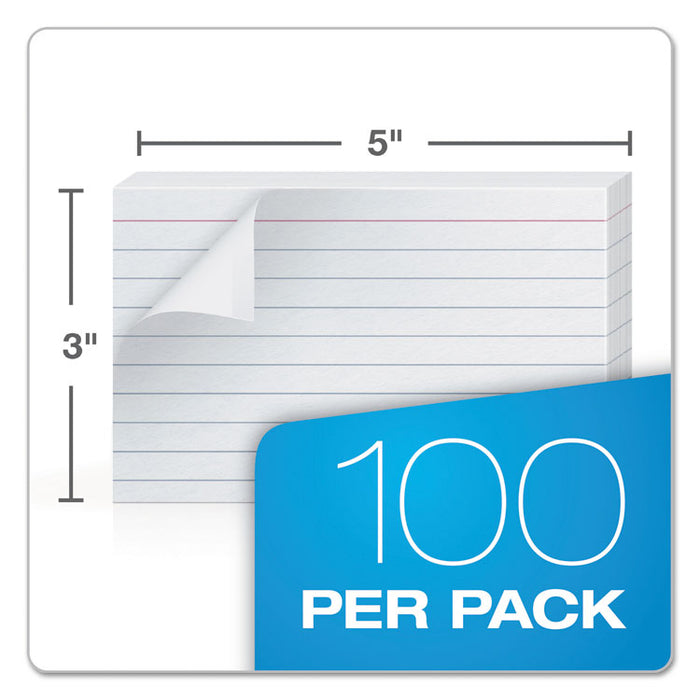 Self-Stick Index Cards, 3 x 5, White, 100/Pack